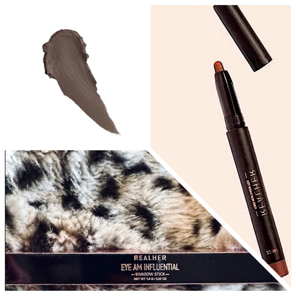 RealHer Makeup Realher Cream Eyeshadow Stick In Chocolate Full Size